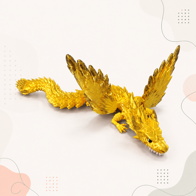 Dragón alado articulado