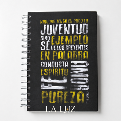 CUADERNO TAPA DURA - 1 TIMOTEO 4:12