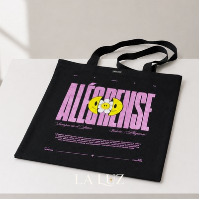 BOLSO DE TELA ESTAMPADO - ALÉGRENSE