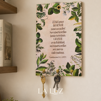 PORTA LLAVES - LAMENTACIONES 3:22-23