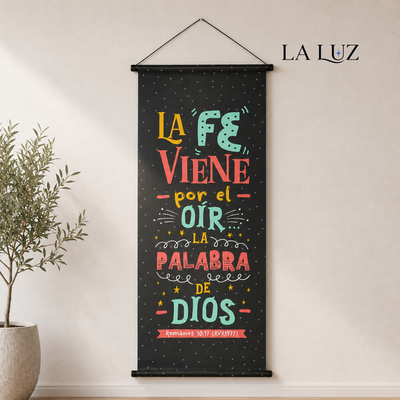 BANNER VINILICO - GRANDE - ROMANOS 10:17