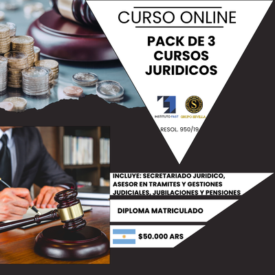 PACK JURIDICO 3 CURSOS (OFERTA ESPECIAL)