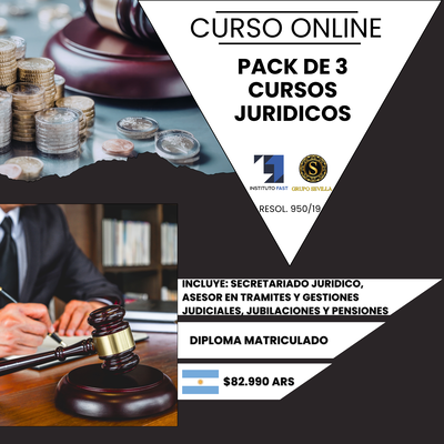 PACK JURIDICO 3 CURSOS (OFERTA ESPECIAL)
