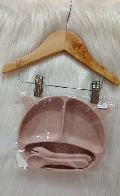 set plato + cubiertos 