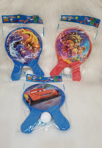 Paletas de pin pon 