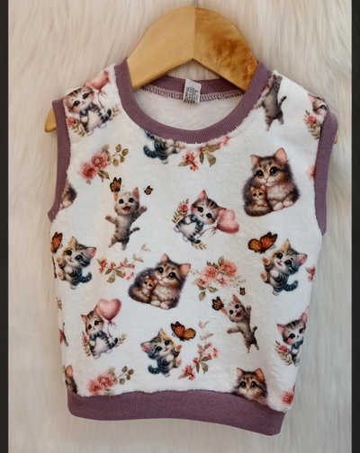 chaleco soft estampado 
