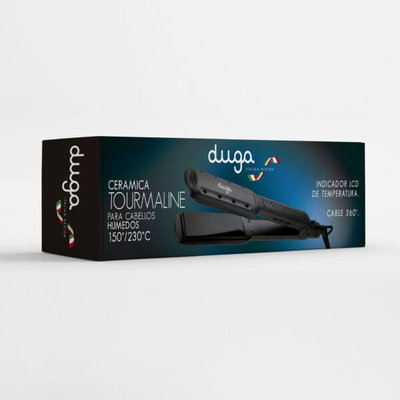 DUGA PLANCHA CERAMICA PARA CABELLO HUMEDO