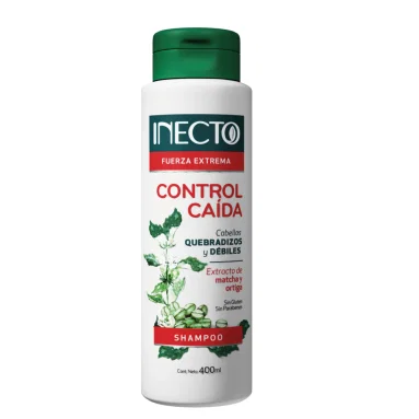 Shampoo Inecto Control Caída Fuerza Extrema (400ml)