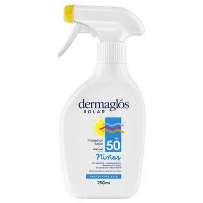 DERMAGLOS Protector Solar Niños Spray Con Gatillo Fp50 250ml