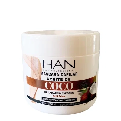 Han Aceite De Coco Mascara Hidronutritiva Antifrizz X 200gr