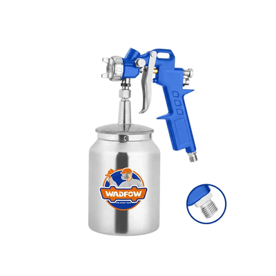 Pistola para Pintar HVLP Neumática Metálica 1000cc WADFOW