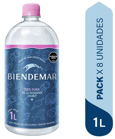 PACK-8 · Agua de mar hipertónica 1 L