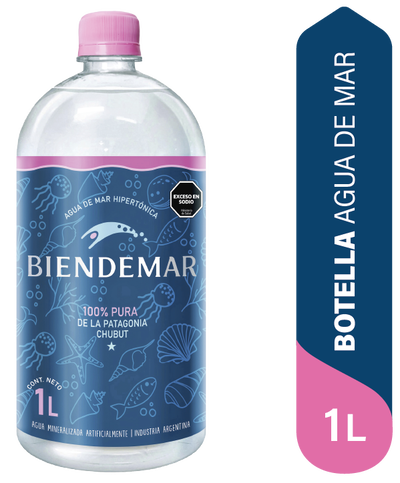 Agua de mar hipertónica 1 L