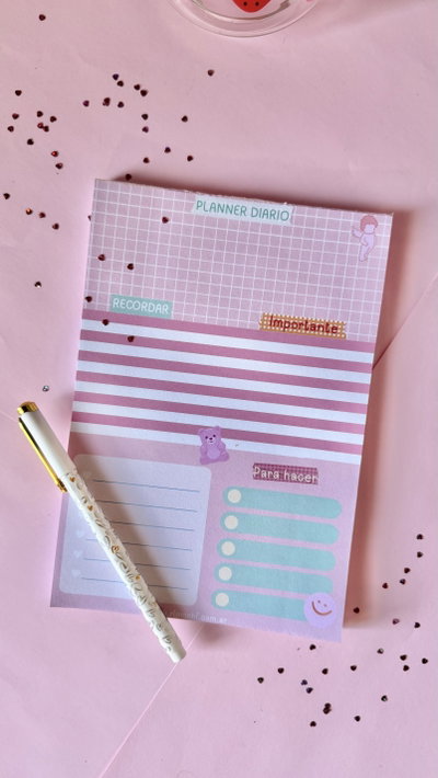 Planner Diario PINK MATCHA