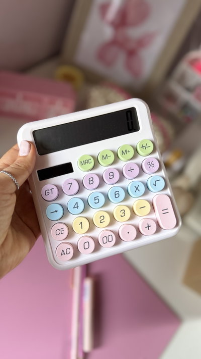 Calculadora Jumbo blanca