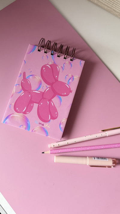 Libreta Perro globo