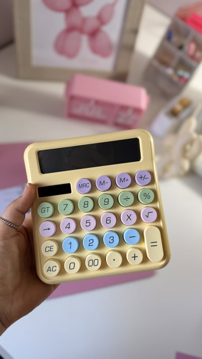 Calculadora Jumbo amarilla