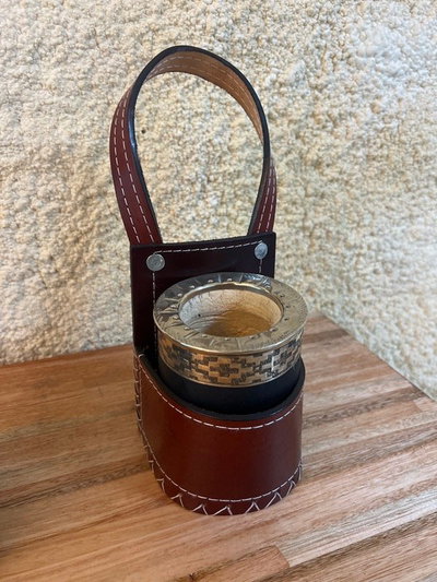 PALANQUERO PORTA MATE CUERO 100%