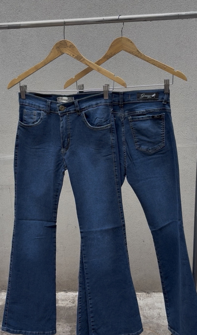 Oxford azul elastizado premium 