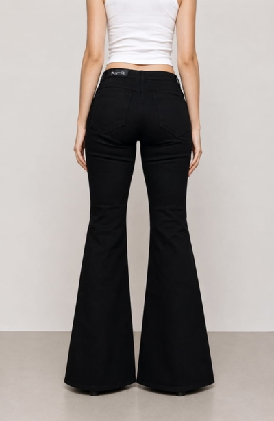 Maxi Oxford negro elastizado 