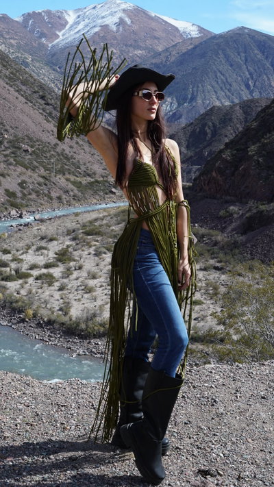 VESTIDO THALIA CON MANGAS