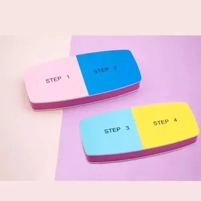 Lima 4 Pasos Varios Colores Belleza Uñas Esculpidas Soft MELY