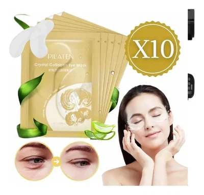 Mascarilla De Colageno Párpados Ojos Ojeras Pilaten