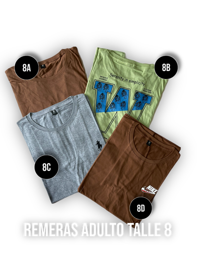 Remera Básica talle 8 (5XL)