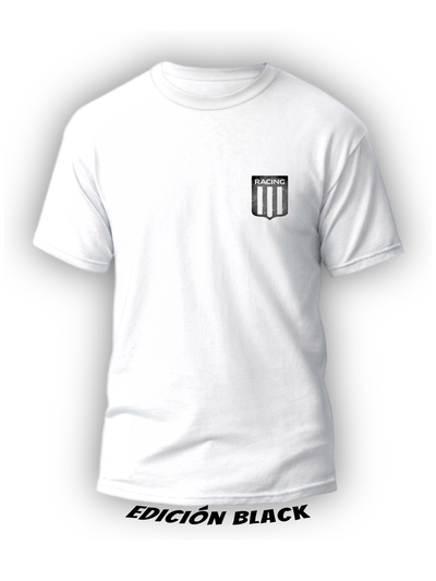 Remera Básica RACING  (Edición Black)