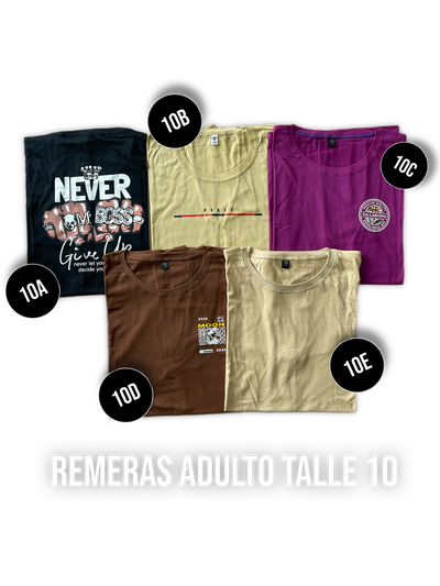 Remera Básica talle 10 (7XL)