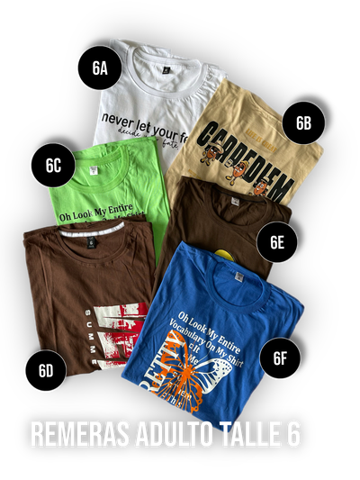 Remera Básica talle 6 (3XL)