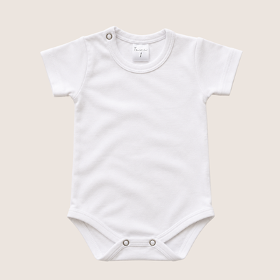 Body Algodon con Lycra Blanco
