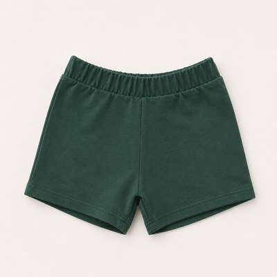 Short bebe algodon con Lycra Verde Jungla
