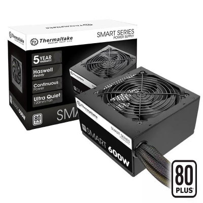 Fuente ATX Thermaltake 600w Smart 80 Plus White