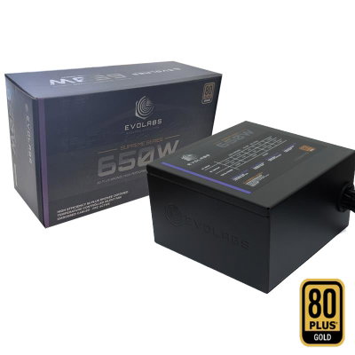 Fuente ATX Evolabs SUPREME 650w 80 Plus Bronze