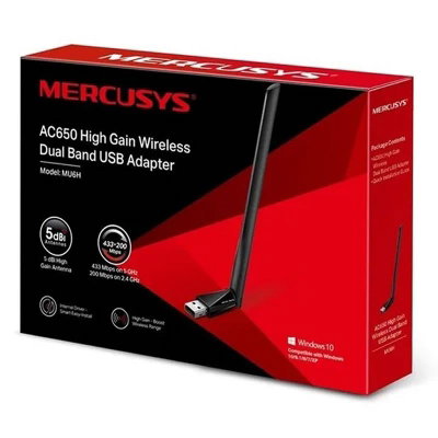 PLACA DE RED USB WIRELESS MU6H AC650 DUAL BAND MERCUSYS