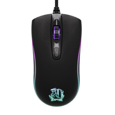 Mouse Gaming Raptor Storm Grip 4 botones 3600dpi