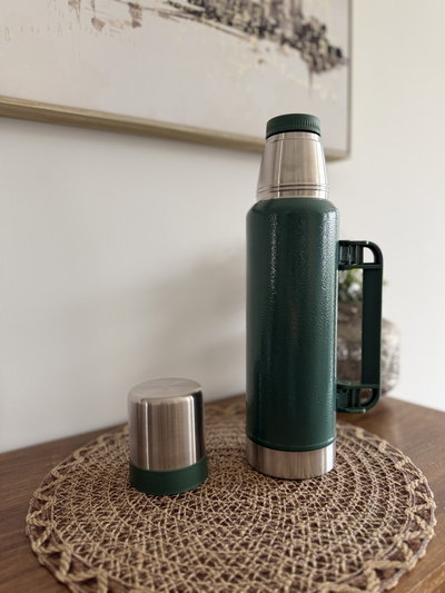 Termo de acero 1.4L - Verde