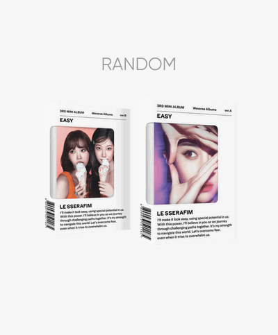 LE SSERAFIM - EASY - VER. WEVERSE RANDOM