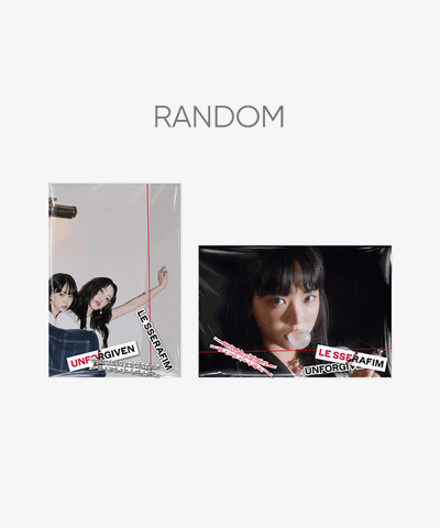 LE SSERAFIM - UNFORGIVEN - VER. WEVERSE RANDOM