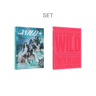 KATSEYE - WILD  - SET DE 2 VERSIONES