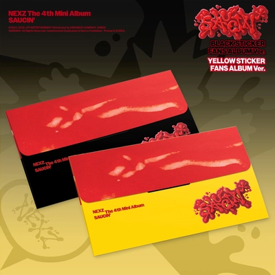NEXZ - SAUCIN / VER. STICKER FANS ALBUM RANDOM
