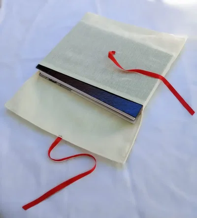 Bolsa Lienzo Con Tapa Y Cinta X 3u