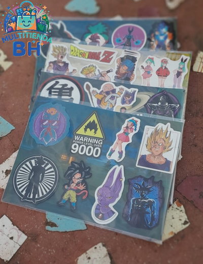 PLANCHA STICKERS DRAGON BALL