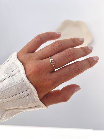 Anillo mini corazón 