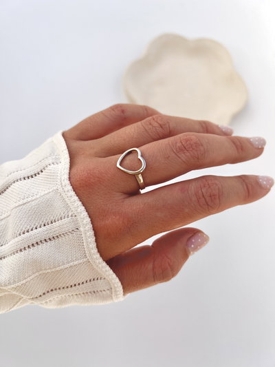 Anillo corazón 