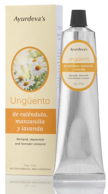 Unguento de Caléndula, Manzanilla y Lavanda