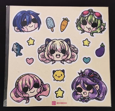 Plancha de Stickers Troquelados | Vocaloid2