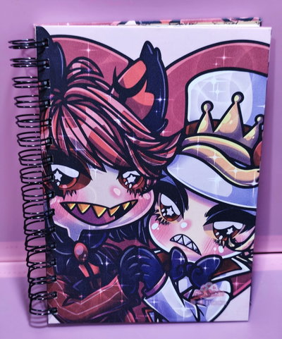 Cuaderno A5 Artesanal – Alastor & Lucifer