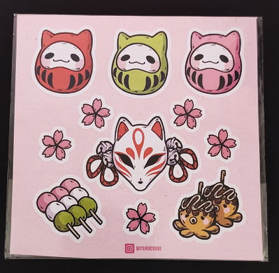 Plancha de Stickers Troquelados | Japon2